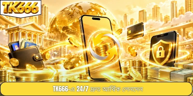 TK666-এ 24/7 সুপারফাস্ট আর্থিক লেনদেন