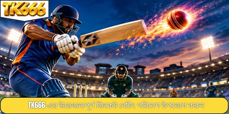 TK666-এর উত্তেজনাপূর্ণ ক্রিকেট বেটিং পরিবেশ উপভোগ করুন