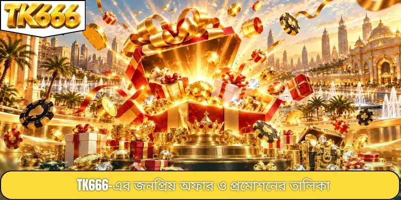 TK666-এর জনপ্রিয় অফার ও প্রমোশনের তালিকা