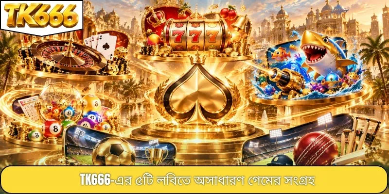 TK666-এর ৬টি লবিতে সুপারহিট গেমের বিশাল সংগ্রহ