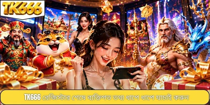 TK666 রেজিস্টার শেষে ব্যক্তিগত তথ্য ধাপে ধাপে যাচাই করুন