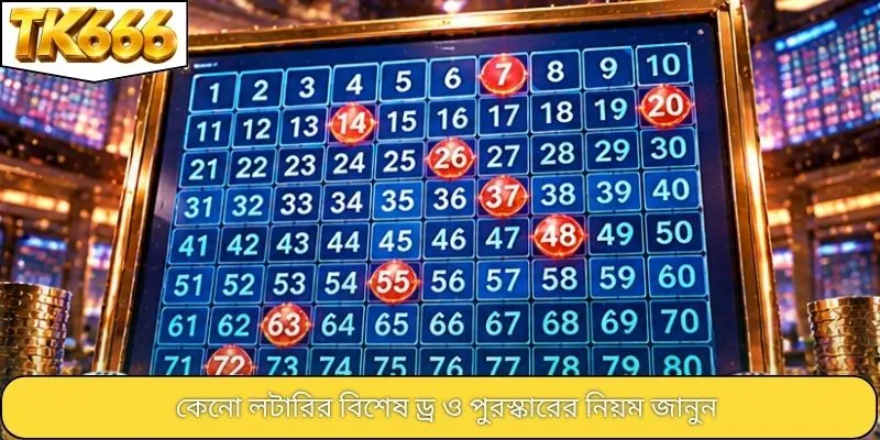কেনো লটারির বিশেষ ড্র ও পুরস্কারের নিয়ম জানুন
