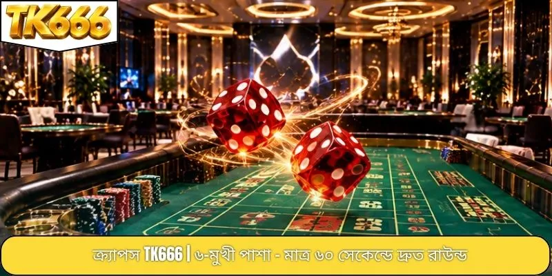 ক্র্যাপস TK666 | ৬-মুখী পাশা - মাত্র ৬০ সেকেন্ডে দ্রুত রাউন্ড