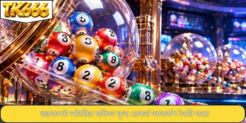 জ্যাকপট লটারির সঞ্চিত মূল্য রেকর্ড আকর্ষণ তৈরি করে