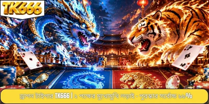 ড্রাগন টাইগার TK666 | ২ পক্ষের মুখোমুখি লড়াই - পুরস্কার সর্বোচ্চ ৯৯%