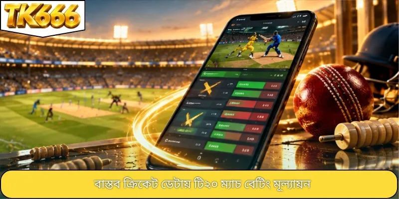 বাস্তব ক্রিকেট ডেটায় টি২০ ম্যাচ বেটিং মূল্যায়ন