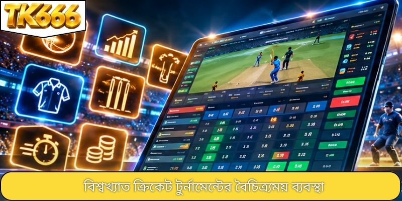 বিশ্বখ্যাত ক্রিকেট টুর্নামেন্টের বৈচিত্র্যময় ব্যবস্থা