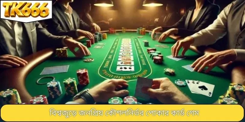 বিশ্বজুড়ে জনপ্রিয় কৌশলনির্ভর পোকার কার্ড গেম