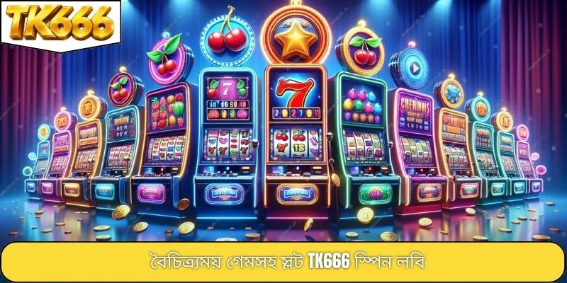 বৈচিত্র্যময় গেমসহ স্লট TK666 স্পিন লবি