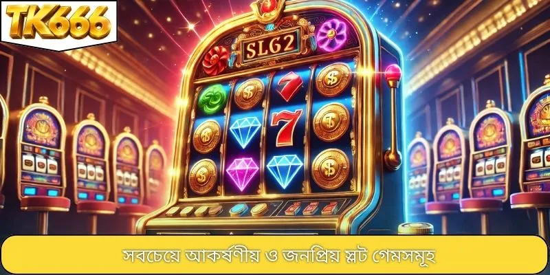 সবচেয়ে আকর্ষণীয় ও জনপ্রিয় স্লট গেমসমূহ
