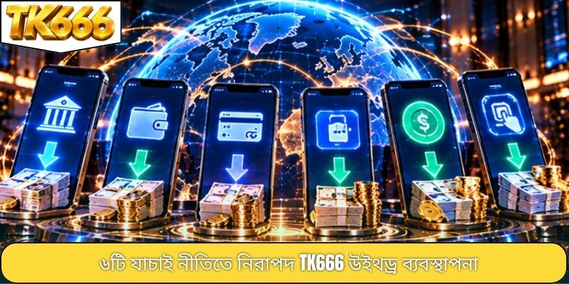 ৬টি যাচাই নীতিতে নিরাপদ TK666 উইথড্র ব্যবস্থাপনা